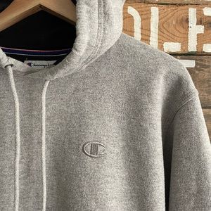 Gray Champion Hooded Sweatshirt